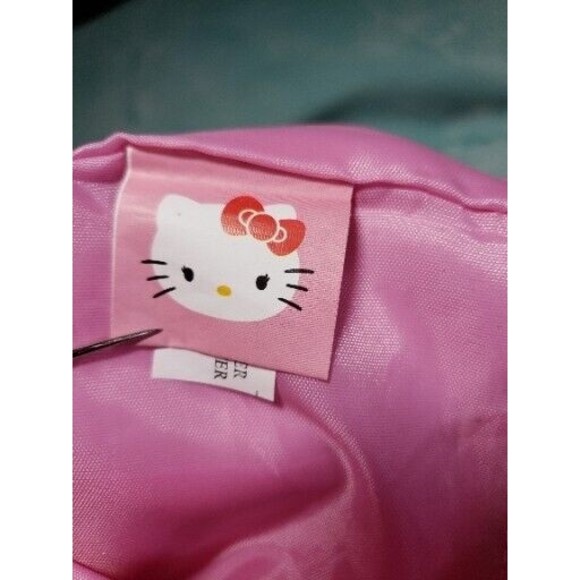 Sanrio Hello Kitty Mini Tote Bag Sequin Pink Satin Cute Japan 2011 FAB EUC - Picture 5 of 7